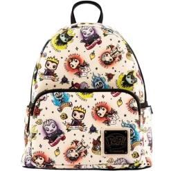 Pop! By Loungefly Disney Villains Tattoo All-Over-Print Mini Backpack Backpacks