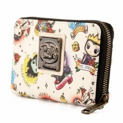 Pop! By Loungefly Disney Villains Tattoo AOP Ziparound Wallet