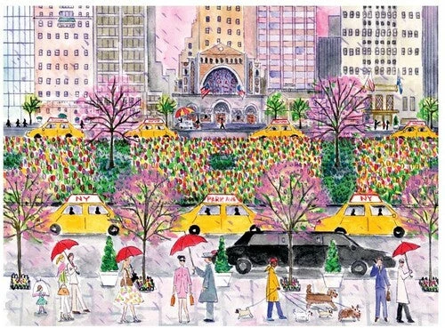 Circle Of Hope Boutique Puzzles, Games, & Toys Spring On Park Ave NYC 1000 Piece Jigsaw Puzzle - Michael Storrings