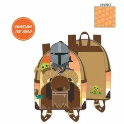 Backpacks Loungefly Star Wars Mandalorian Bantha Ride Mini Backpack