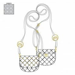 Totes & Bags Loungefly Star Wars White Gold Rebel Hardware Gold Saddle Crossbody