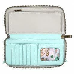 Circle Of Hope Boutique Loungefly Star Wars Mandalorian Baby Yoda In Crib Zip Around Wallet