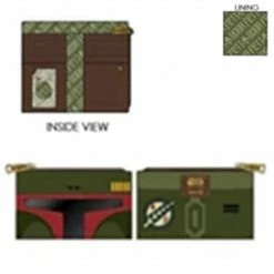 Wallets Loungefly Star Wars Boba Fett Flap Wallet