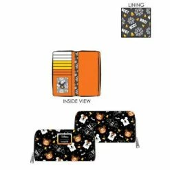 Loungefly Disney Spooky Mice Candy Corn Ziparound Wallet Wallets