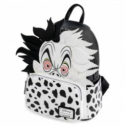 Backpacks Loungefly Disney Villains Cruella De Vil Spots Cosplay Mini Backpack 12 Backpacks Loungefly Disney Villains Cruella De Vil Spots Cosplay Mini Backpack