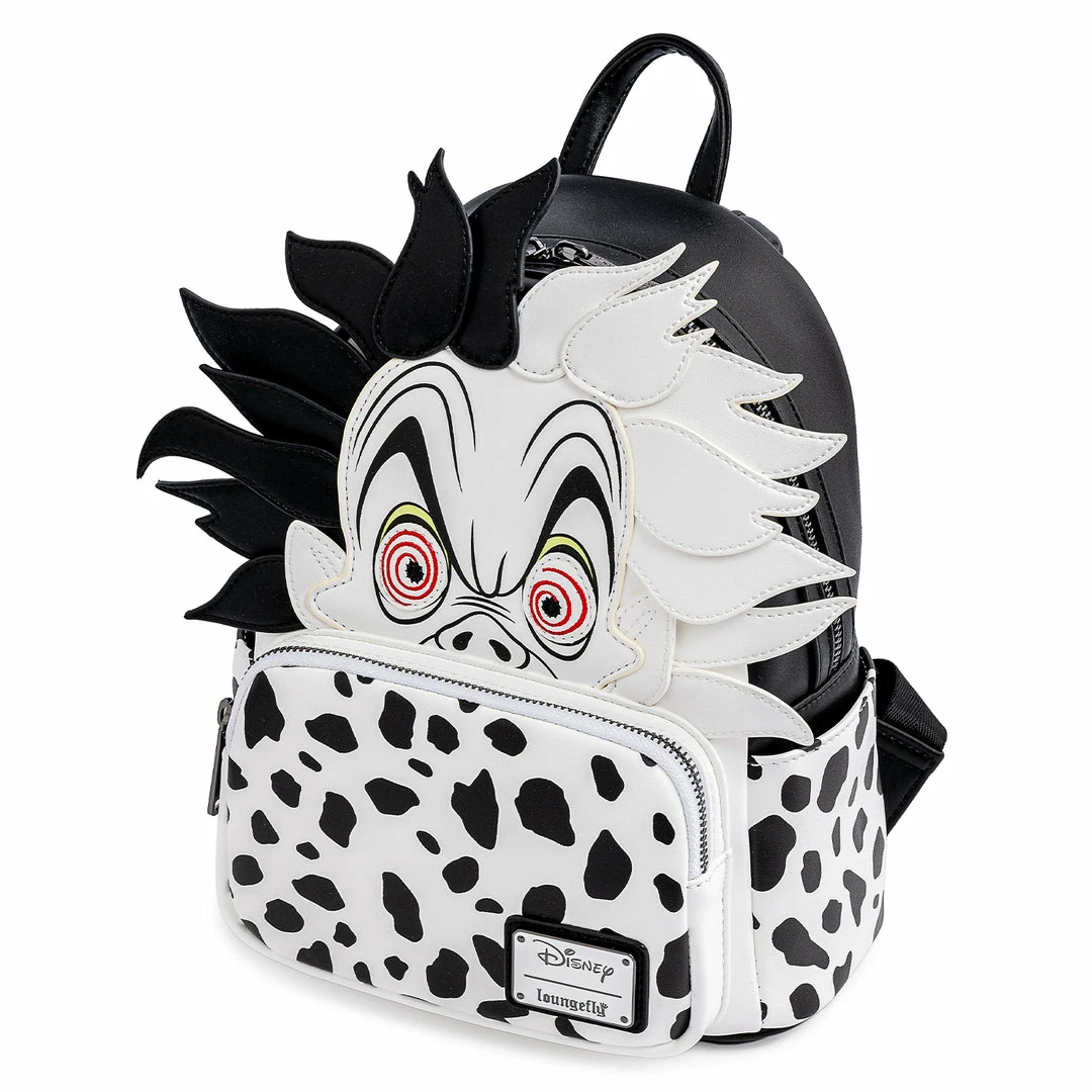 Backpacks Loungefly Disney Villains Cruella De Vil Spots Cosplay Mini Backpack 7 Backpacks Loungefly Disney Villains Cruella De Vil Spots Cosplay Mini Backpack