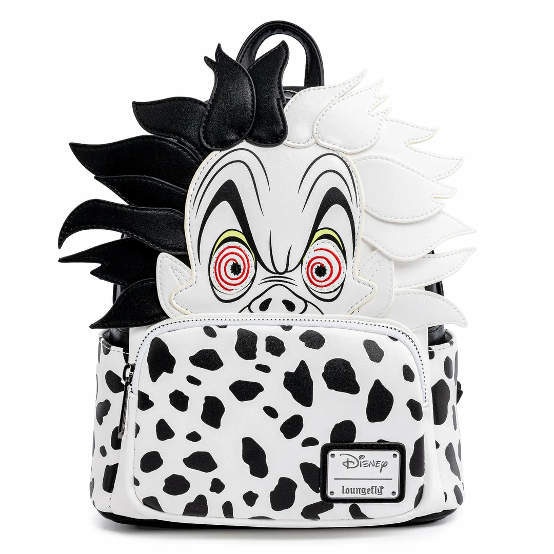 Backpacks Loungefly Disney Villains Cruella De Vil Spots Cosplay Mini Backpack 3 Backpacks Loungefly Disney Villains Cruella De Vil Spots Cosplay Mini Backpack