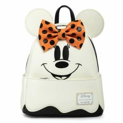 Loungefly Disney Ghost Minnie Glow-In-The-Dark Cosplay Mini Backpack