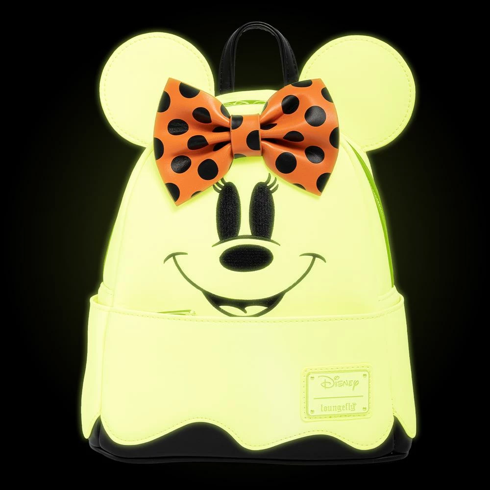 Loungefly Disney Ghost Minnie Glow-In-The-Dark Cosplay Mini Backpack 4 Loungefly Disney Ghost Minnie Glow-In-The-Dark Cosplay Mini Backpack