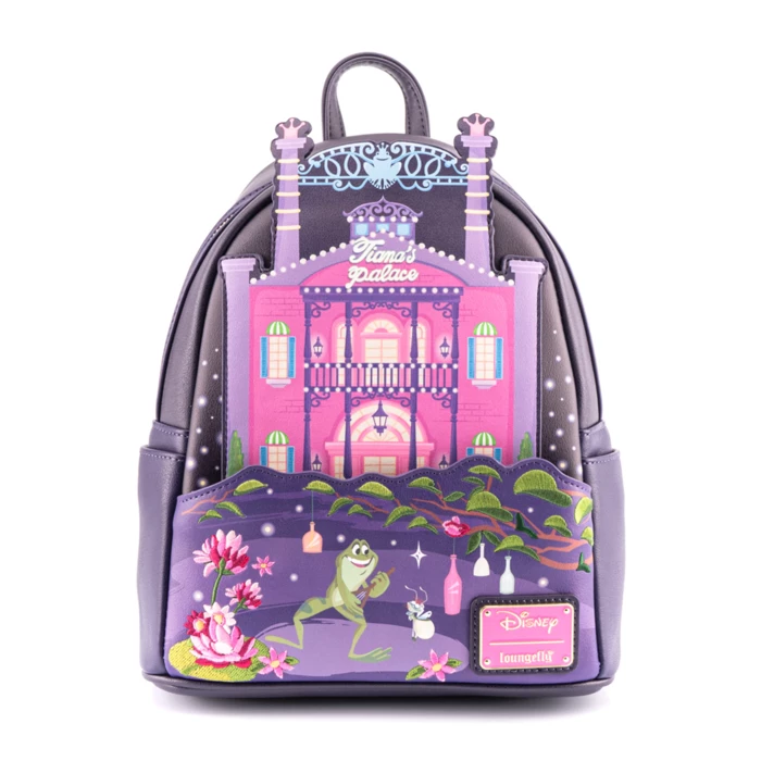 Loungefly Disney Princess And The Frog Tiana's Palace Mini Backpack Backpacks 3 Loungefly Disney Princess And The Frog Tiana's Palace Mini Backpack Backpacks