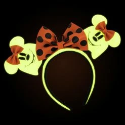 Loungefly Disney Ghost Minnie Glow-in-the-dark Cosplay Headband Jewelry
