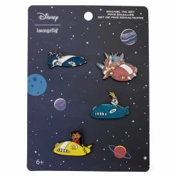 Jewelry Loungefly Lilo & Stitch Space Adventure 4pc Pin Set