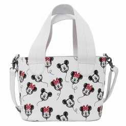 Loungefly Disney Mickey Minnie Mouse Balloons AOP Handbag