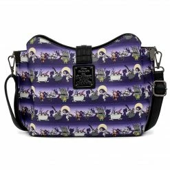 Loungefly Disney Nightmare Before Christmas Halloween Line Crossbody Totes & Bags
