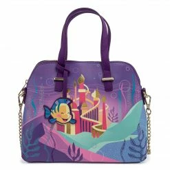 Loungefly Disney Ariel Castle Collection Crossbody 8 Loungefly Disney Ariel Castle Collection Crossbody