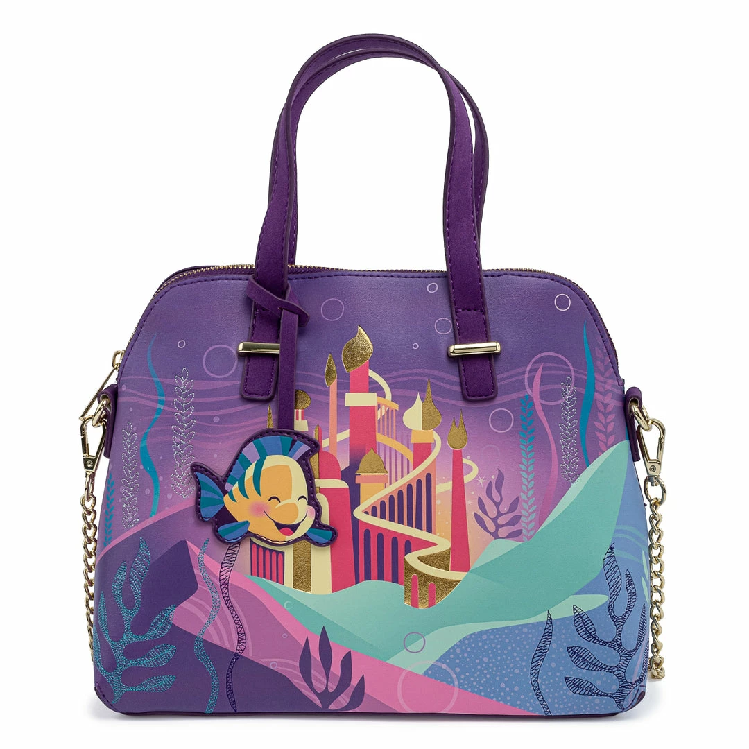 Loungefly Disney Ariel Castle Collection Crossbody 4 Loungefly Disney Ariel Castle Collection Crossbody