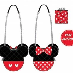 Totes & Bags Loungefly Disney Mickey And Minnie Valentines Reversible Crossbody