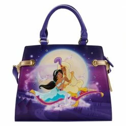 Totes & Bags Loungefly Aladdin 30th Anniversary Crossbody Bag