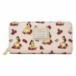 Circle Of Hope Boutique Loungefly Beauty And The Beast Belle All-Over-Print Rose Wallet Exclusive Wallets