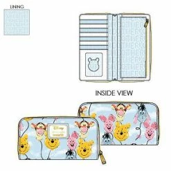 Loungefly Winnie The Pooh Balloon Friends Ziparound Wallet