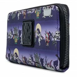 Wallets Loungefly Disney Nightmare Before Christmas Halloween Line Zip Around Wallet