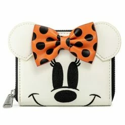 Loungefly Disney Ghost Minnie Glow-in-the-dark Ziparound Wallet