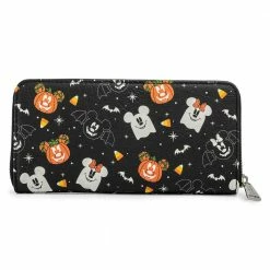 Loungefly Disney Spooky Mice Candy Corn Ziparound Wallet Wallets