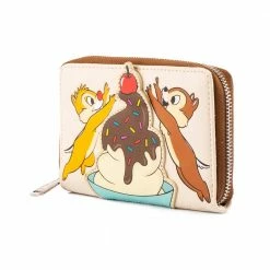 Loungefly Disney Chip And Dale Cherry On Top Ziparound Wallet