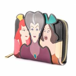 Loungefly Disney Villains Scene Evil Stepmother And Stepsisters Ziparound Wallet Wallets