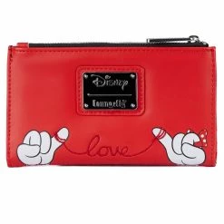 Loungefly Disney Mickey And Minnie Valentines Flap Wallet Wallets