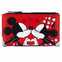 Loungefly Disney Mickey And Minnie Valentines Flap Wallet Wallets