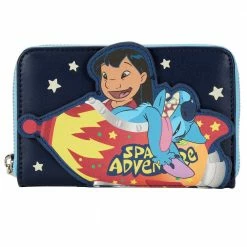 Wallets Loungefly Disney Lilo And Stitch Space Adventure Ziparound Wallet