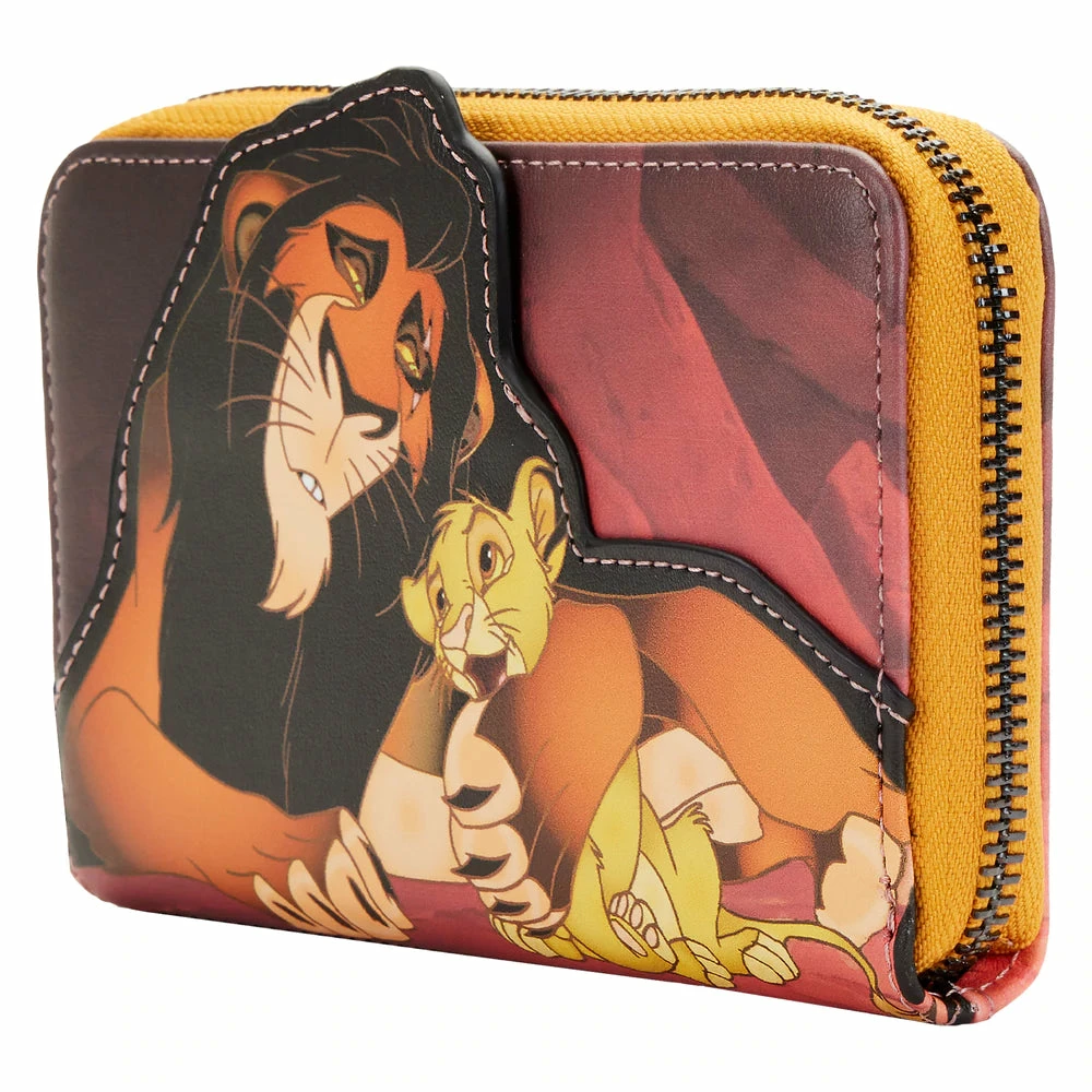 Loungefly Lion King Scar Villains Scene Zip Around Wallet 6 Loungefly Lion King Scar Villains Scene Zip Around Wallet