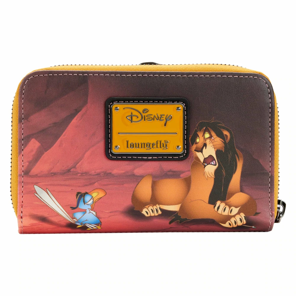 Loungefly Lion King Scar Villains Scene Zip Around Wallet 4 Loungefly Lion King Scar Villains Scene Zip Around Wallet