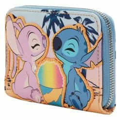 Loungefly Lilo & Stitch Angel And Stitch Snow Cone Date Zip Around Wallet