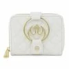 Loungefly Star Wars White Gold Rebel Hardware Ziparound Wallet Wallets