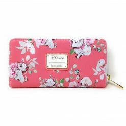 Circle Of Hope Boutique Loungefly Disney Marie Pink Floral All-Over-Print Wallet (Exclusive)