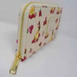 Circle Of Hope Boutique Loungefly Beauty And The Beast Belle All-Over-Print Rose Wallet Exclusive Wallets