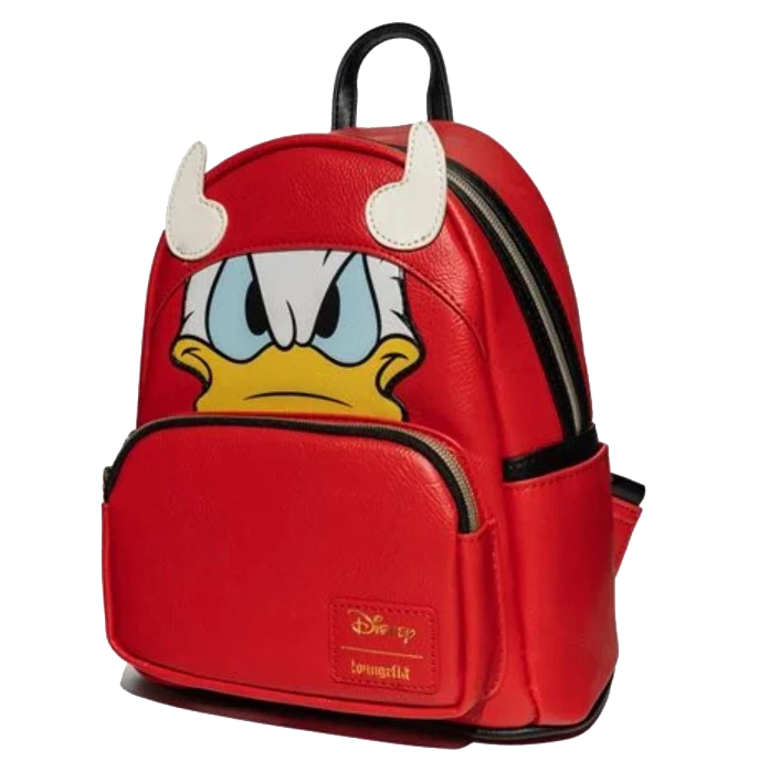 Loungefly Donald Duck Devil Donald Cosplay Mini-Backpack Backpacks 5 Loungefly Donald Duck Devil Donald Cosplay Mini-Backpack Backpacks