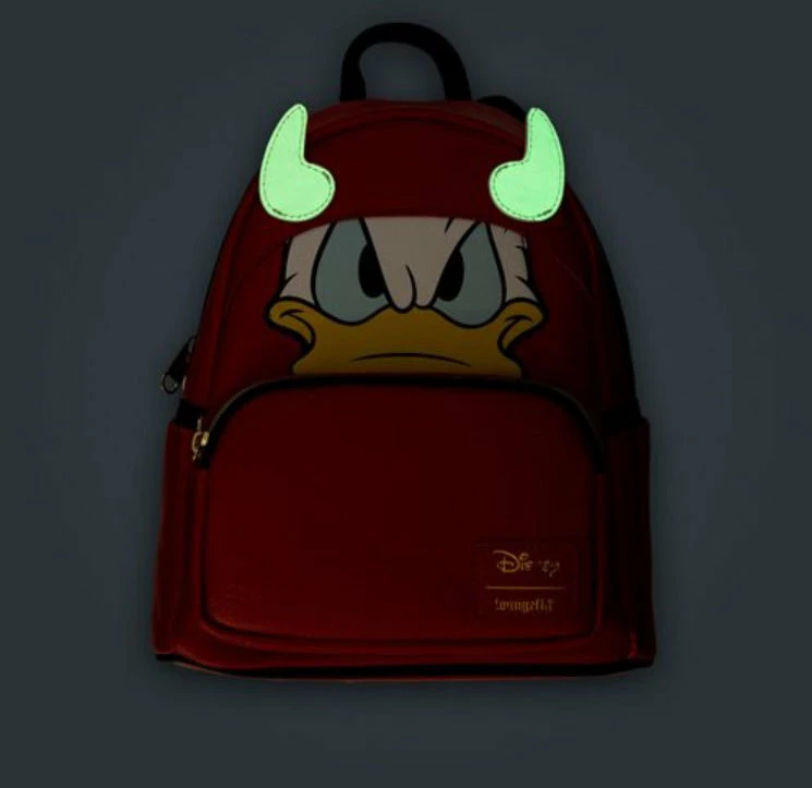 Loungefly Donald Duck Devil Donald Cosplay Mini-Backpack Backpacks 6 Loungefly Donald Duck Devil Donald Cosplay Mini-Backpack Backpacks