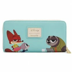 Loungefly Disney Zootopia Chibi Group Ziparound Wallet
