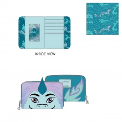 Wallets Loungefly Disney Raya And The Last Dragon Sisu Ziparound Wallet