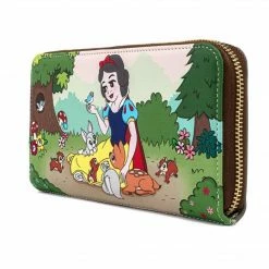 Circle Of Hope Boutique Loungefly Snow White And The Seven Dwarfs Multi Scene Ziparound Wallet Wallets